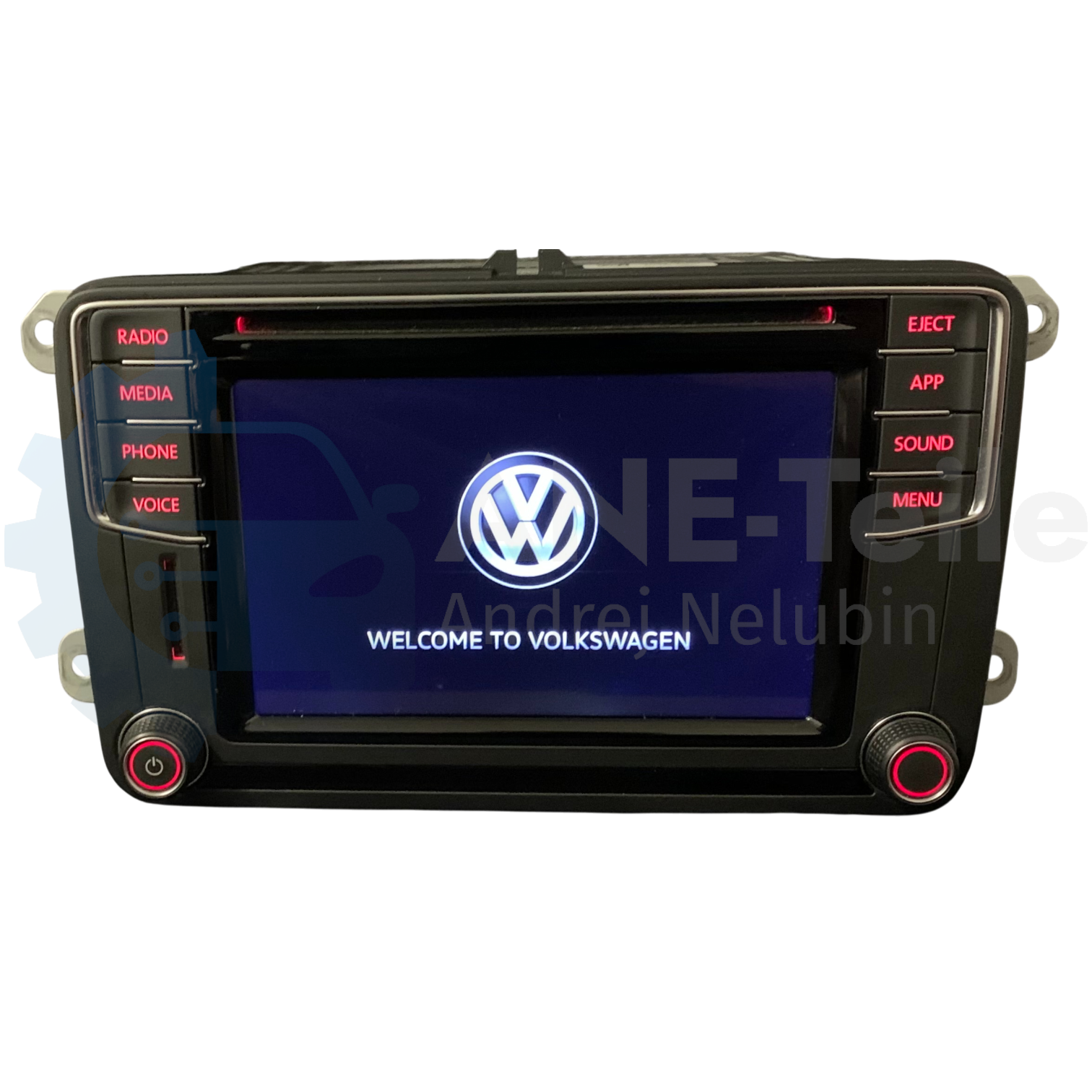 VW Composition Media Volkswagen MIB2 PQ Radio CarPlay Bluetooth mit APP-Taste 5K7 035 200 L