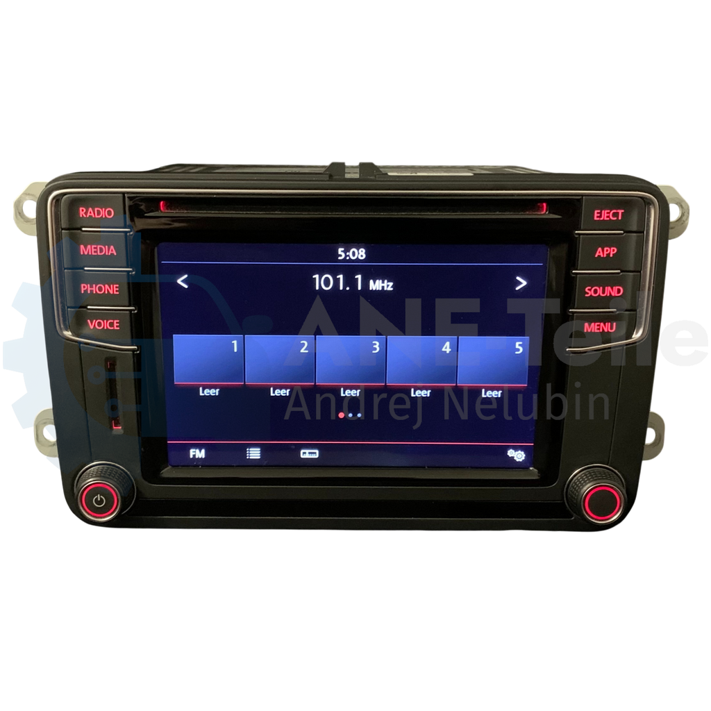 VW Composition Media Volkswagen MIB2 PQ Radio CarPlay Bluetooth mit APP-Taste 5K7 035 200 L
