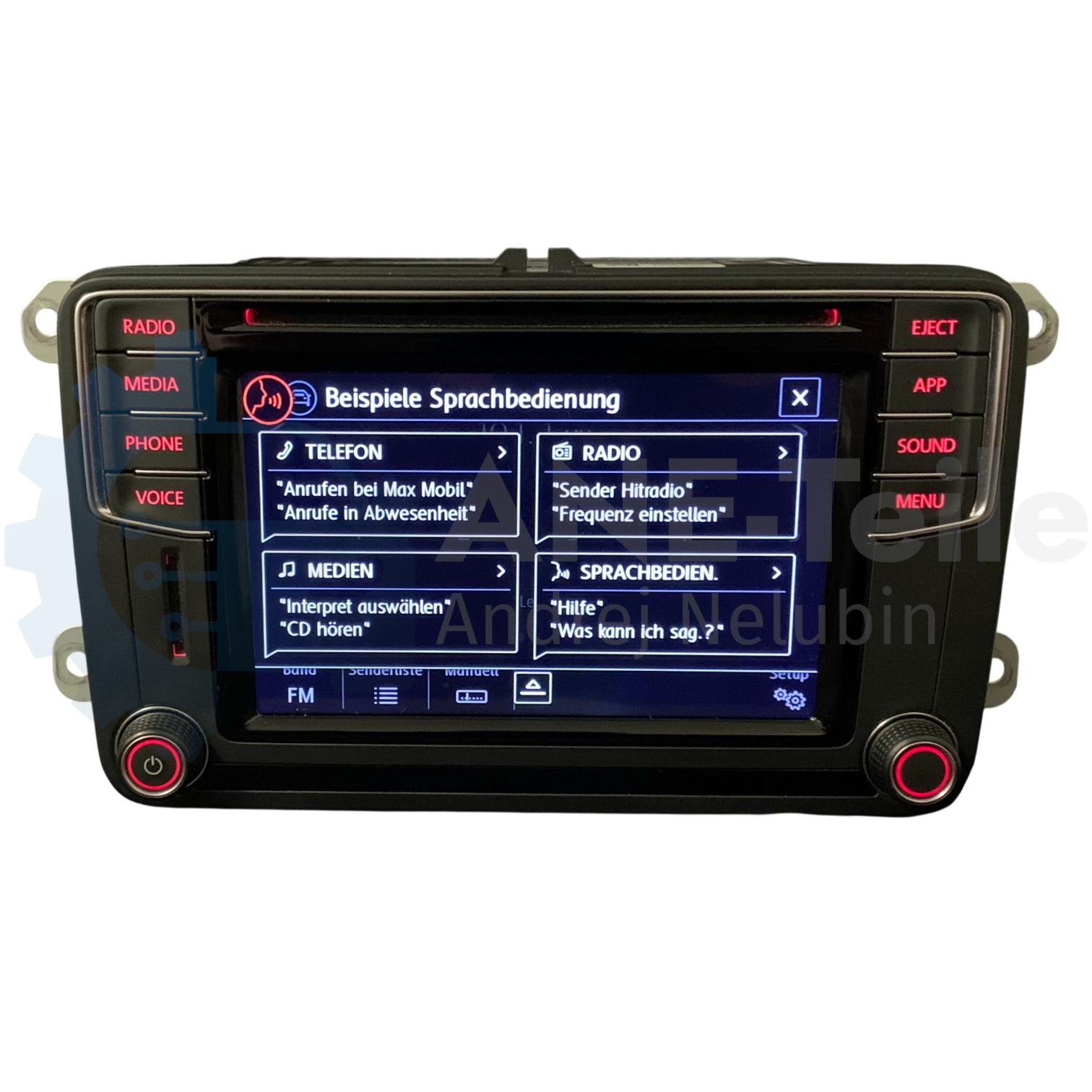 VW Composition Media Volkswagen MIB2 PQ Radio CarPlay Bluetooth mit APP-Taste 5K7 035 200 L