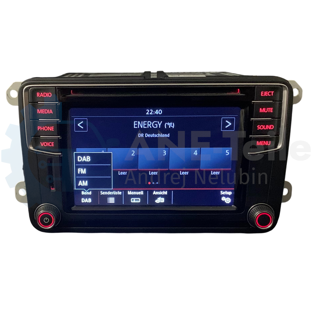 VW Composition Media Volkswagen MIB2 PQ Radio CarPlay Bluetooth mit DAB+ 5K7 035 200 G