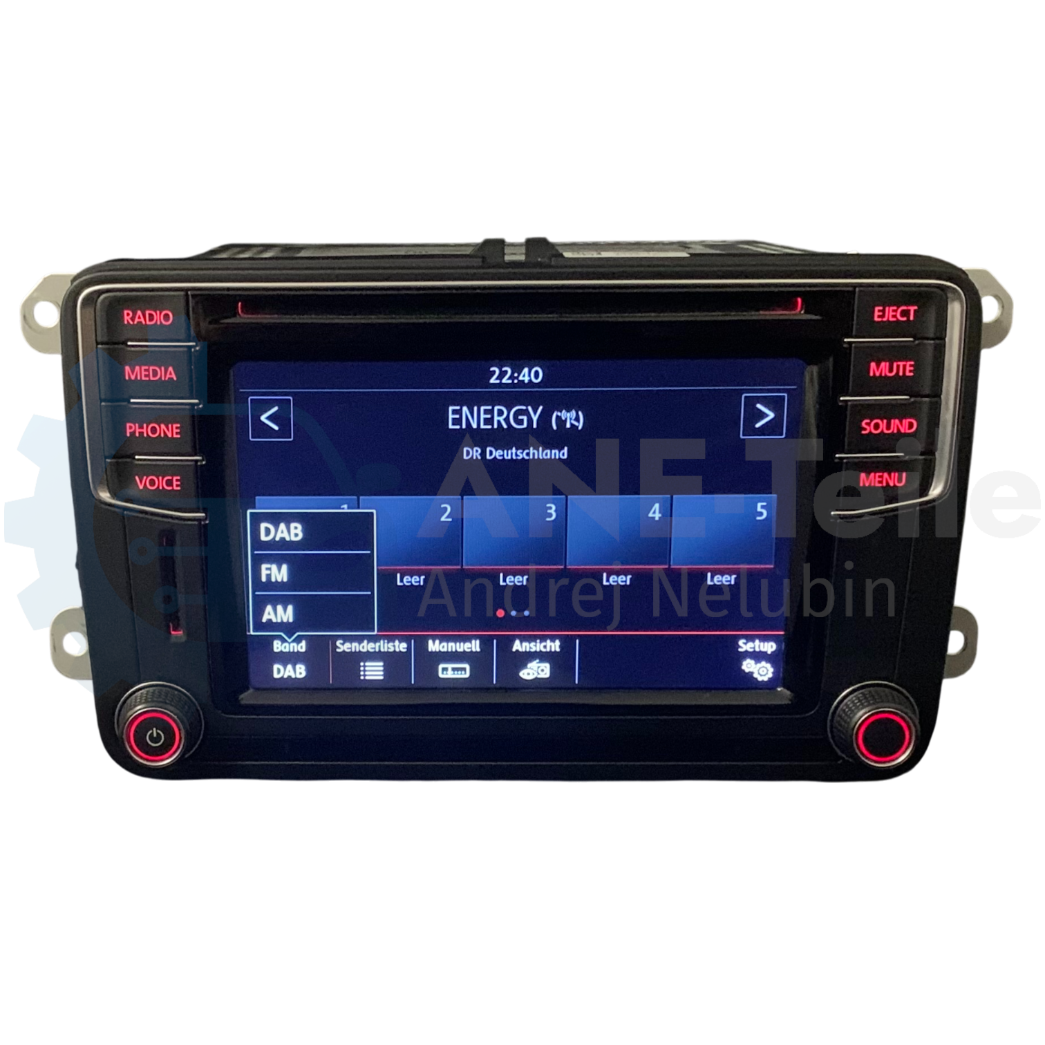 VW Composition Media Volkswagen MIB2 PQ Radio CarPlay Bluetooth mit DAB+ 5K7 035 200 G