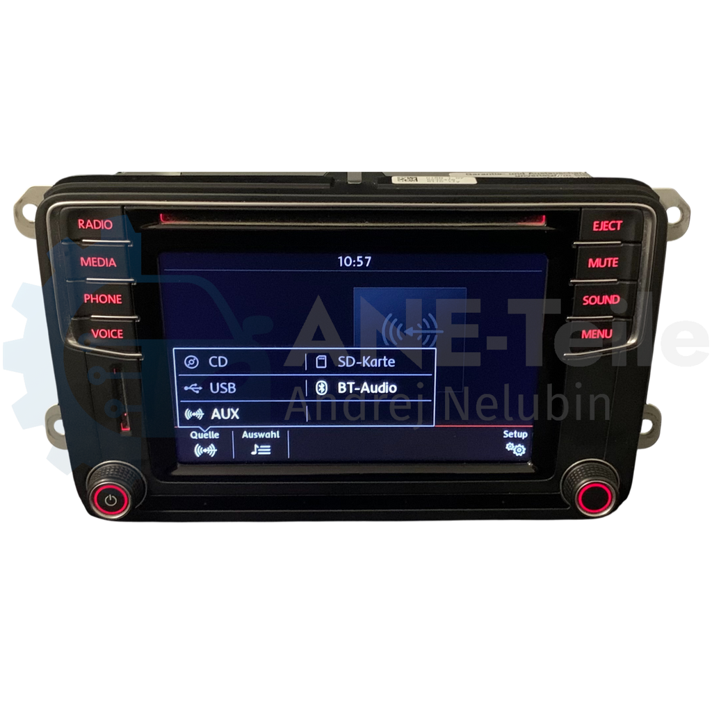 VW Composition Media Volkswagen MIB2 PQ Radio CarPlay Bluetooth mit DAB+ 5K7 035 200 G