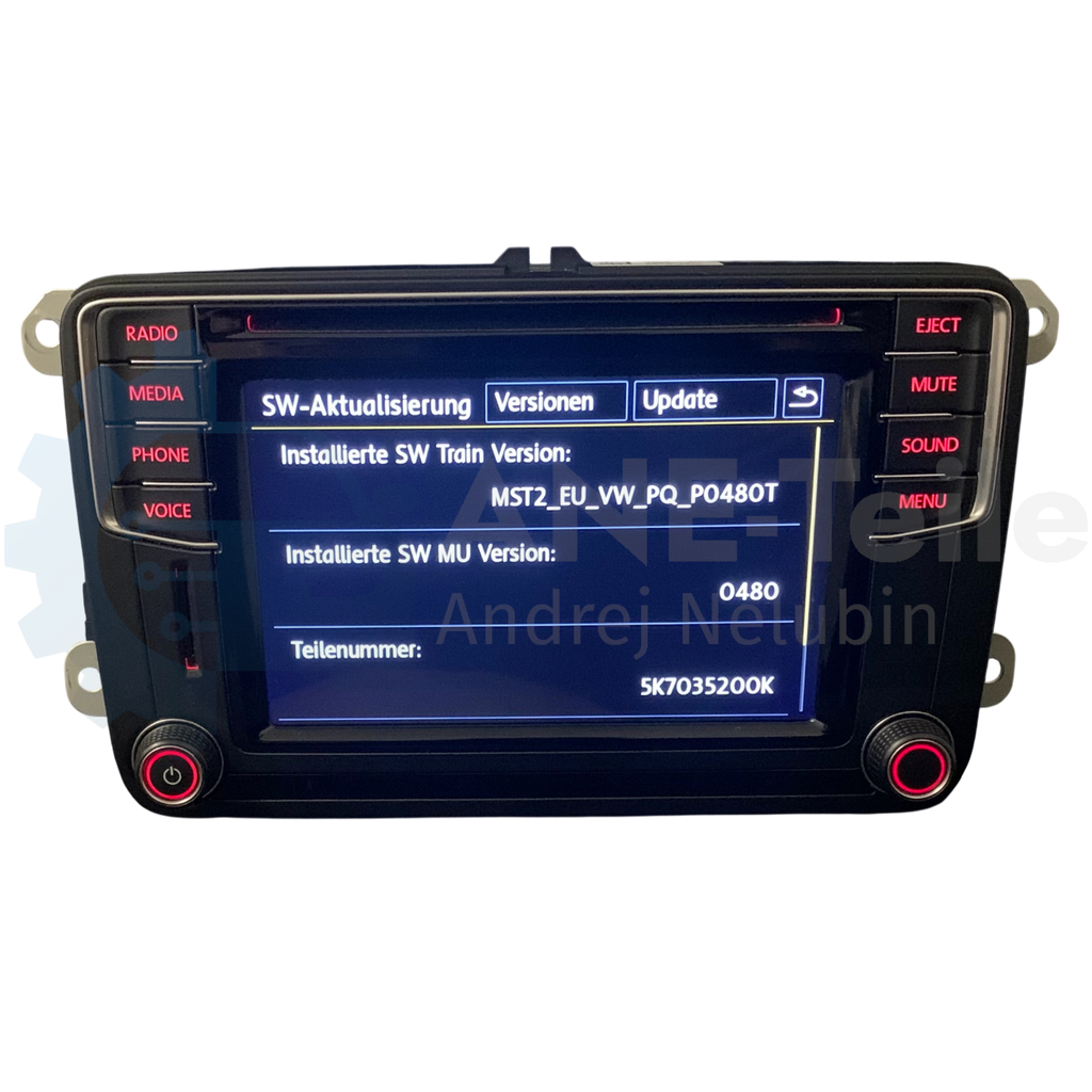 VW Composition Media Volkswagen MIB2 PQ Radio CarPlay Bluetooth mit DAB+ 5K7 035 200 G