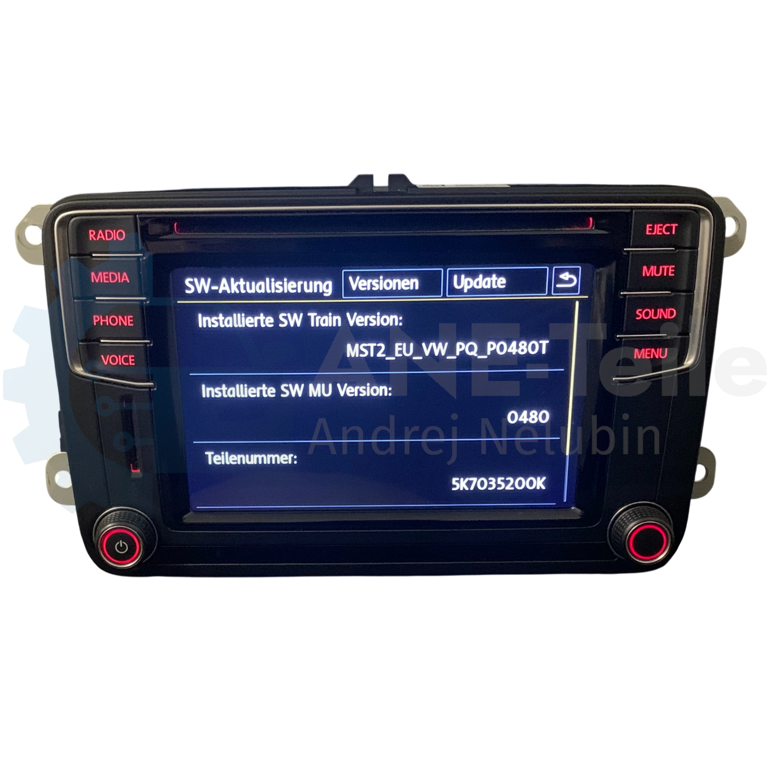 VW Composition Media Volkswagen MIB2 PQ Radio CarPlay Bluetooth mit DAB+ 5K7 035 200 G