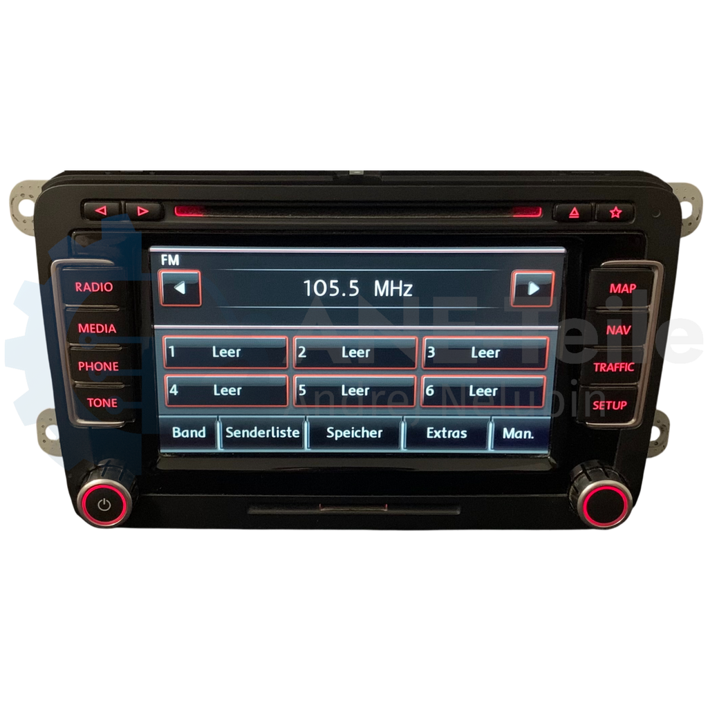 VW RNS 510 Volkswagen Navi Radio V17 Navigation mit CODE 1T0 035 680 H