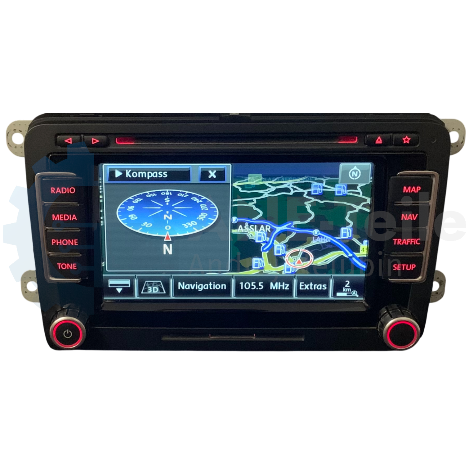 VW RNS 510 Volkswagen Navi Radio V17 Navigation mit CODE 1T0 035 680 H