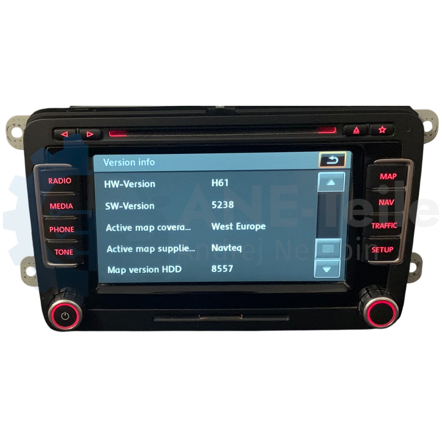 VW RNS 510 Volkswagen Navi Radio V17 Navigation mit CODE 1T0 035 680 H
