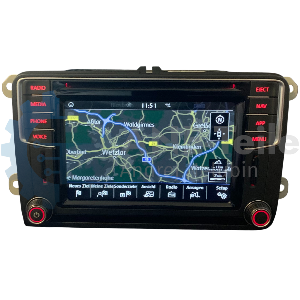 VW Discover Media Volkswagen MIB2 PQ Navi Radio CarPlay APP Navigation V22 2026 5C0 035 680 F