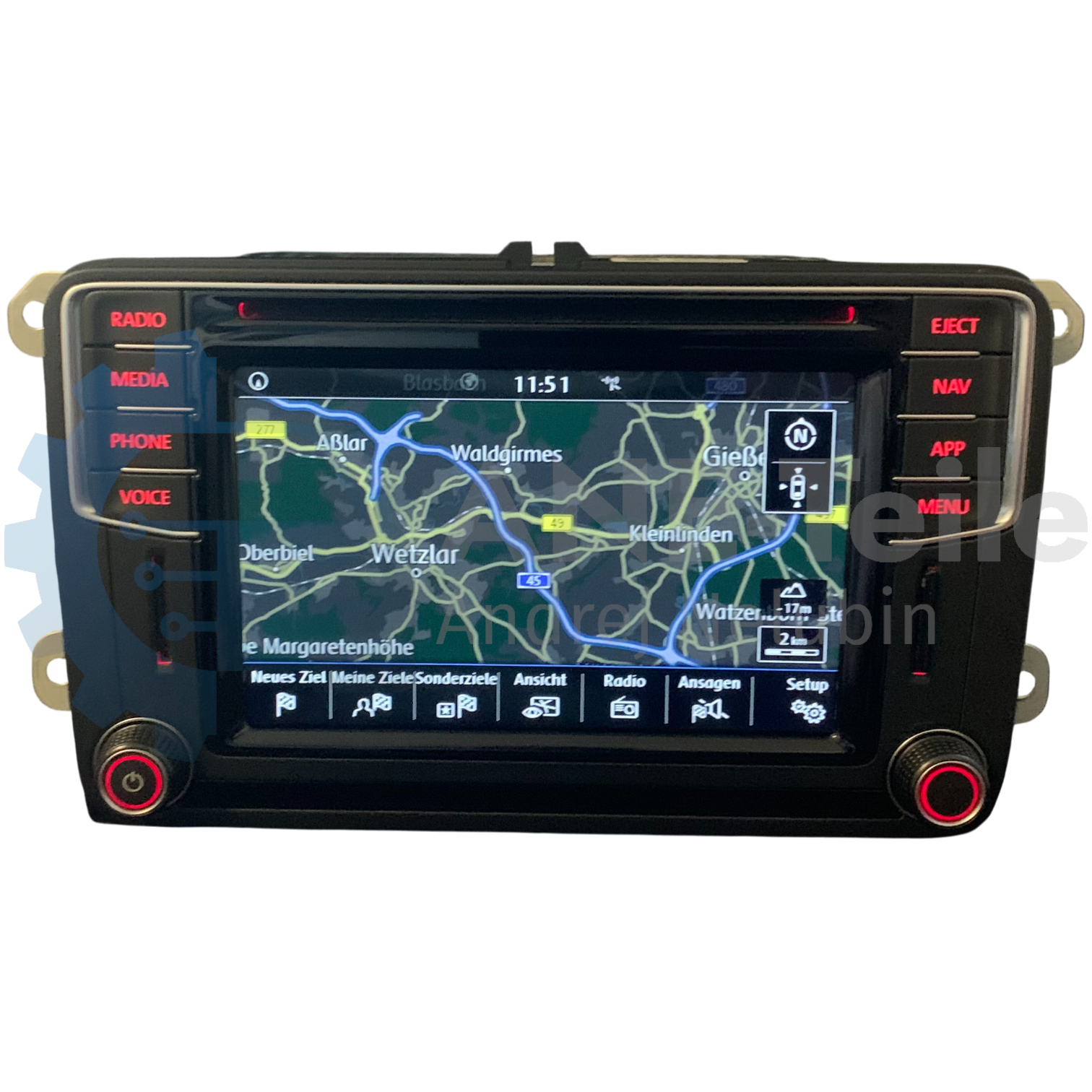 VW Discover Media Volkswagen MIB2 PQ Navi Radio CarPlay APP Navigation V22 2026 5C0 035 680 F