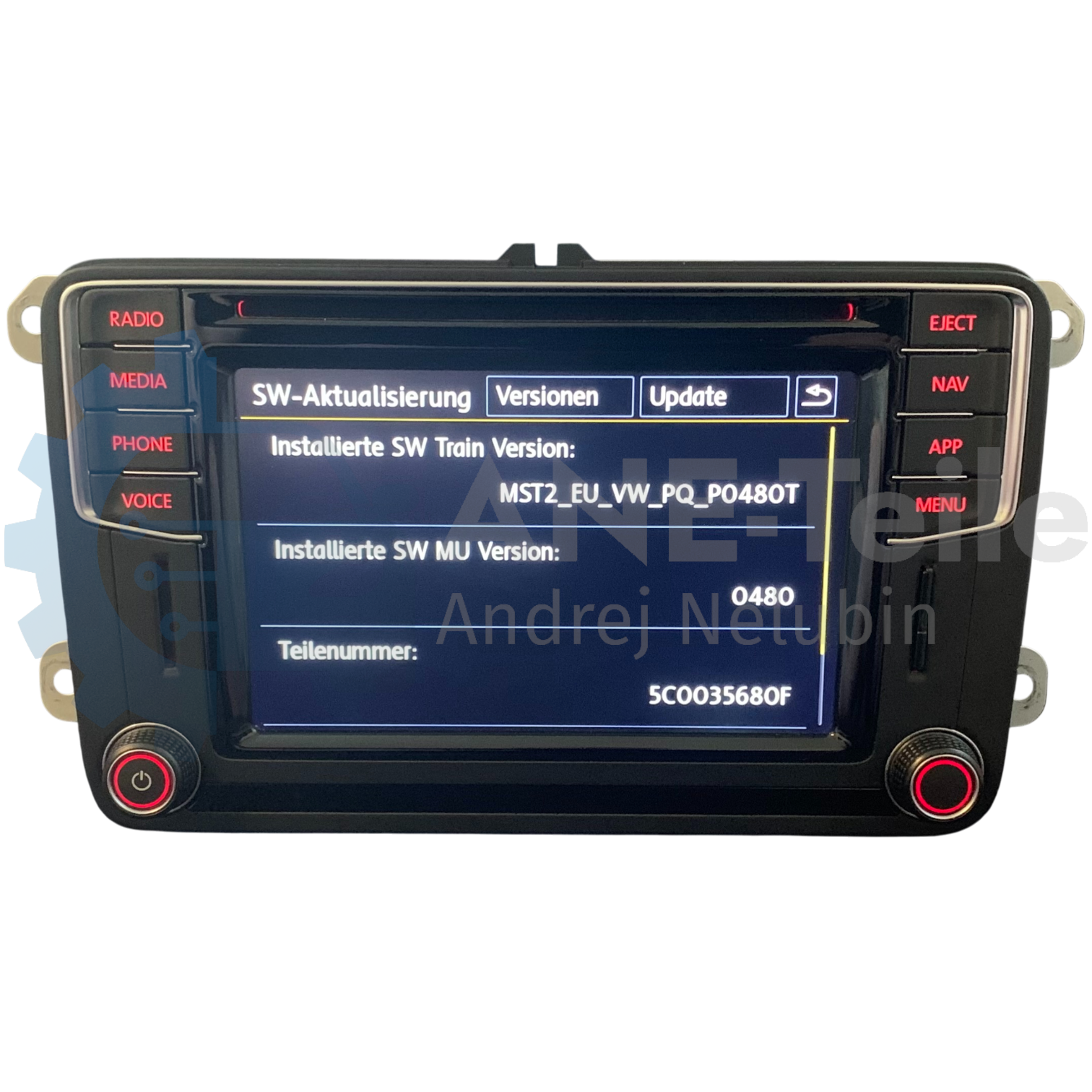 VW Discover Media Volkswagen MIB2 PQ Navi Radio CarPlay APP Navigation V22 2026 5C0 035 680 F