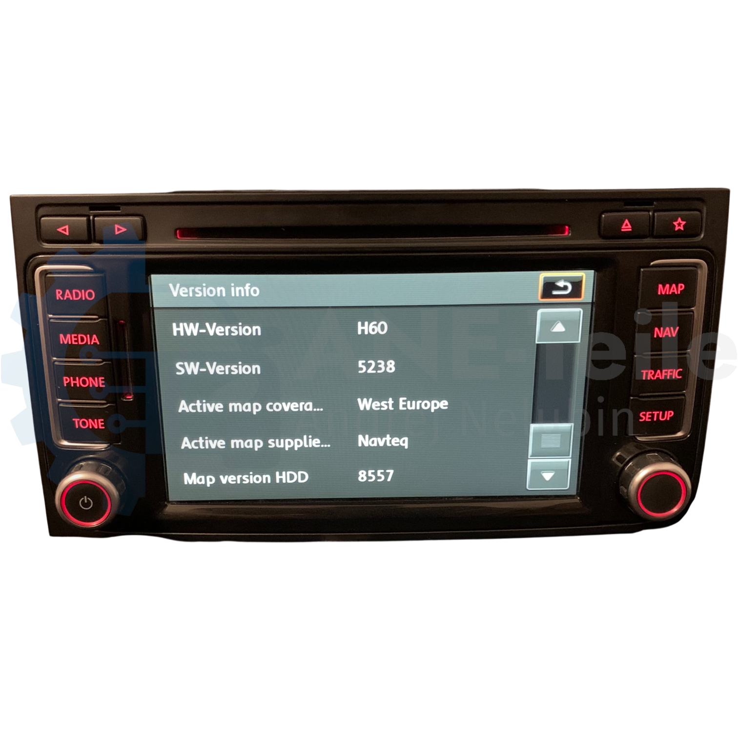 VW RNS 510 Volkswagen Navi Radio Update T5.2 Multivan Touareg 7L V17 mit CODE 7E0 035 680 A