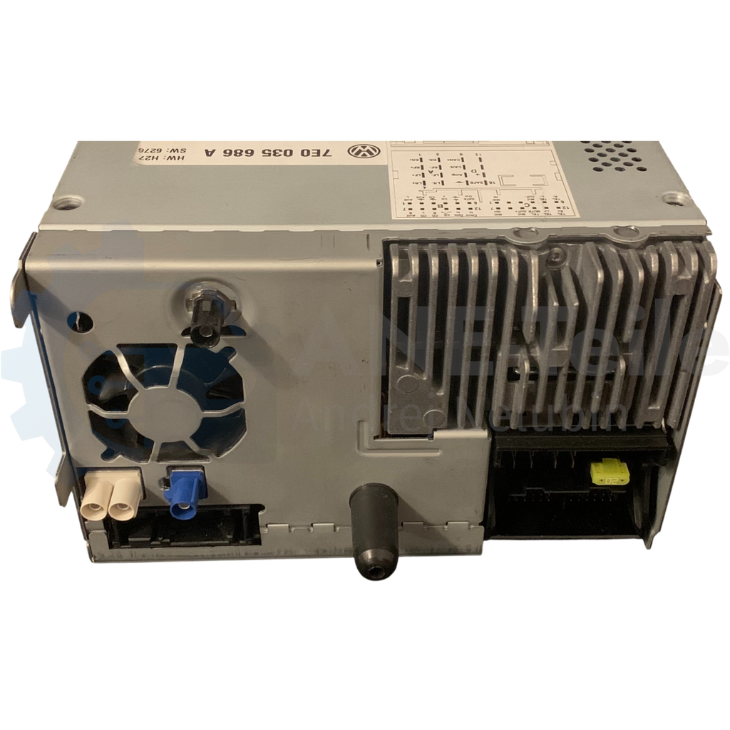 VW RNS 510 mit DAB+ Volkswagen Navi Radio T5 Multivan Touareg 7L mit CODE 7E0 035 686 A