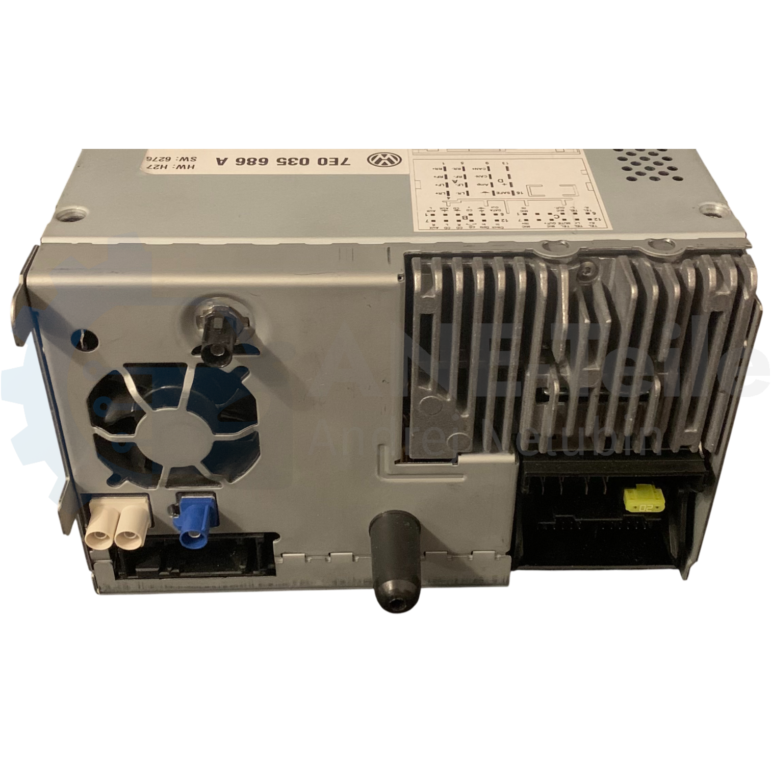 VW RNS 510 mit DAB+ Volkswagen Navi Radio T5 Multivan Touareg 7L mit CODE 7E0 035 686 A