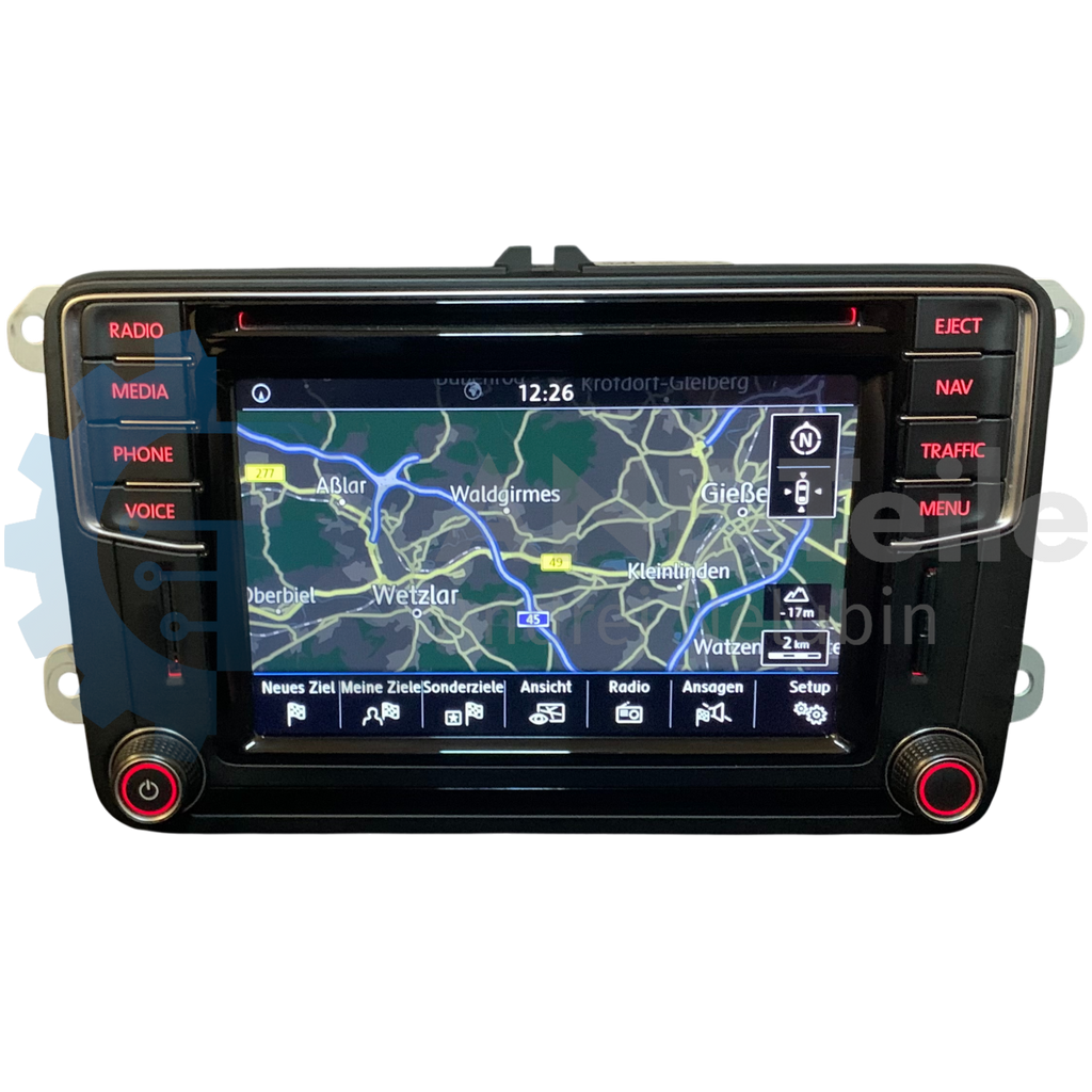 VW Discover Media Volkswagen MIB2 PQ mit DAB+ Update Navi Radio CarPlay V23 2027 5C0 035 680 C