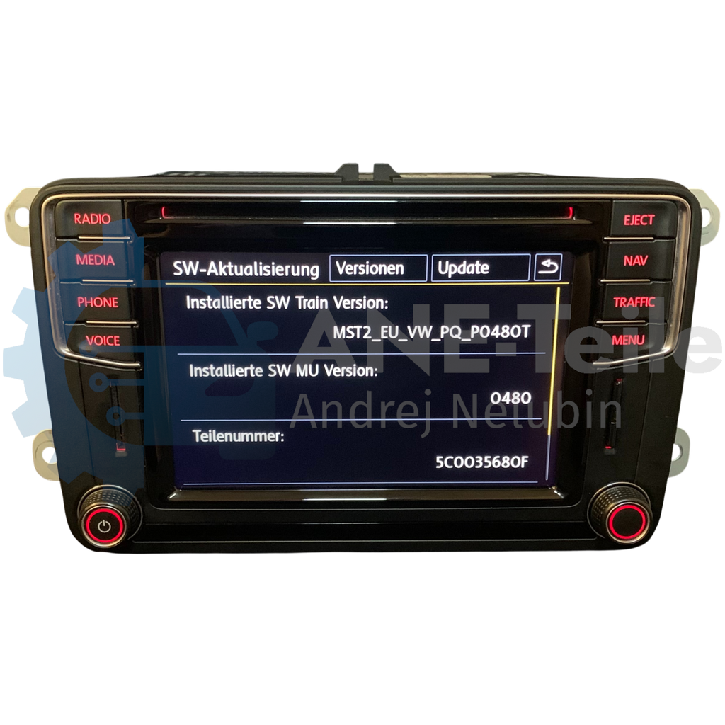VW Discover Media Volkswagen MIB2 PQ Navi Radio CarPlay APP Navigation V23 2027 5C0 035 680 B