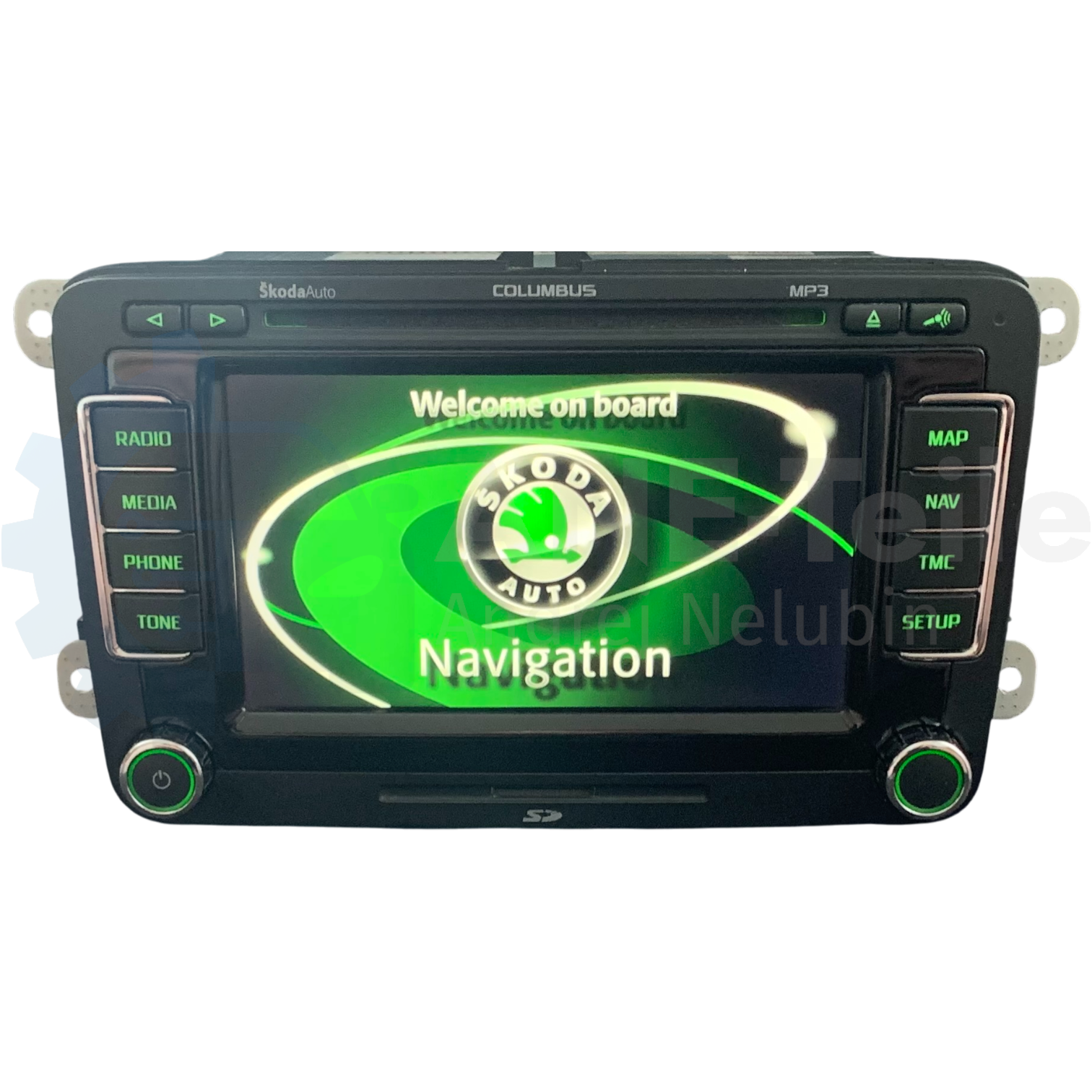 SKODA RNS 510 Columbus Navi Radio V17 Navigation Update mit CODE 3T0 035 680 A