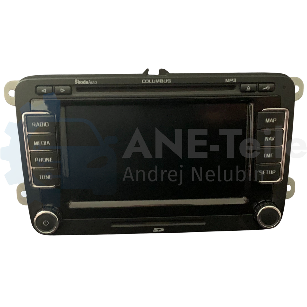 SKODA RNS 510 Columbus Navi Radio V17 Navigation Update mit CODE 3T0 035 680 C