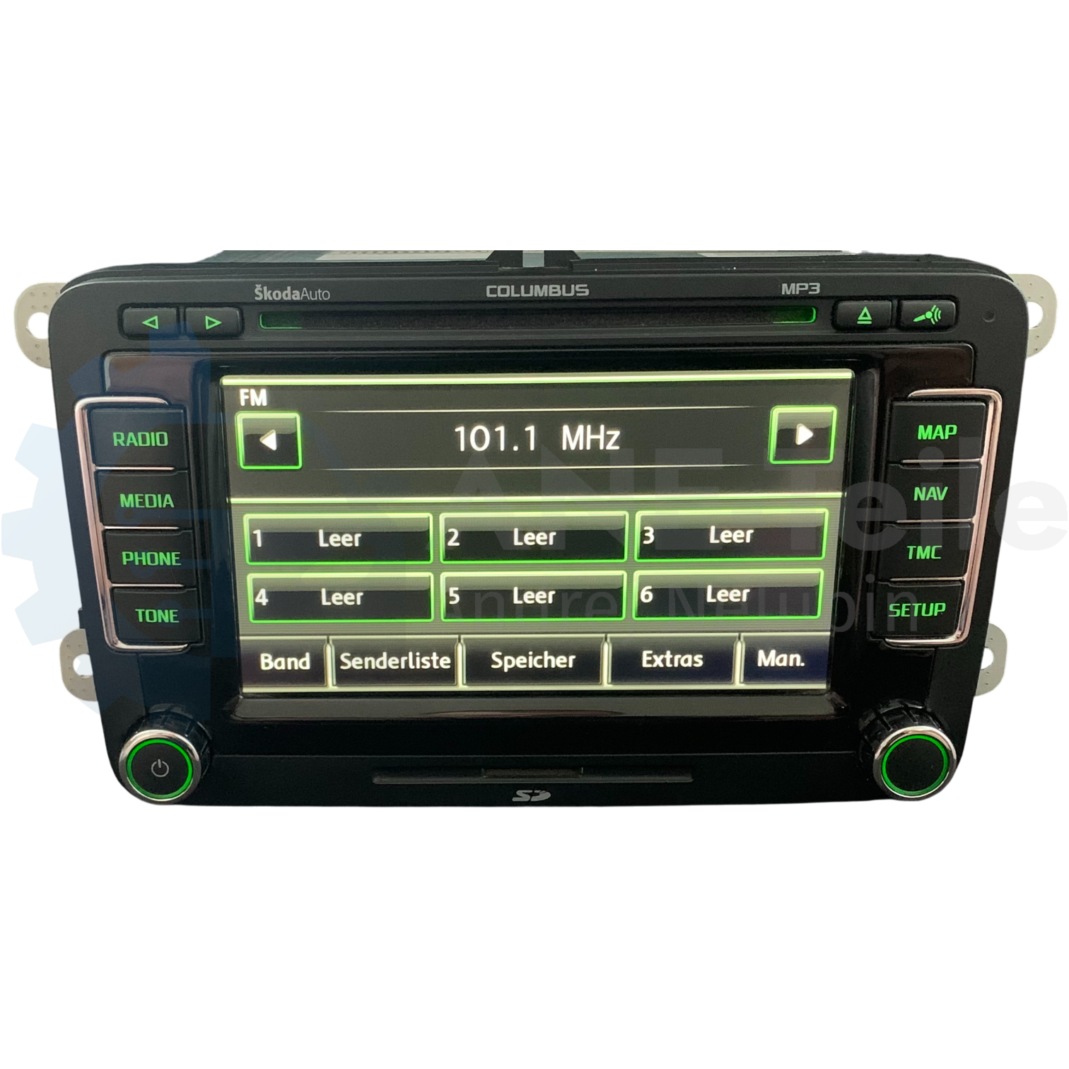 SKODA RNS 510 Columbus Navi Radio V17 Navigation Update mit CODE 3T0 035 680 C