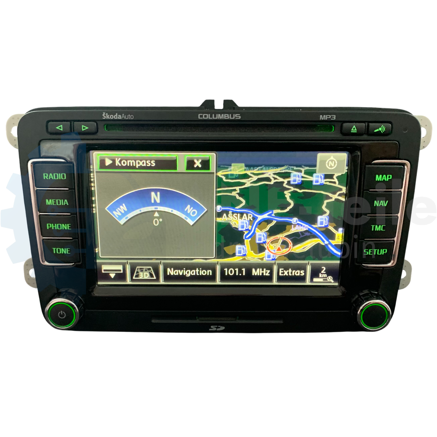 SKODA RNS 510 Columbus Navi Radio V17 Navigation Update mit CODE 3T0 035 680 C