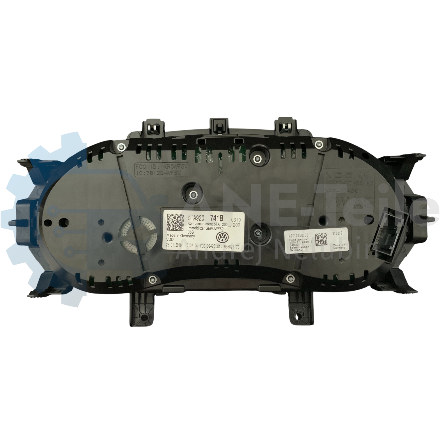 Tachometer Tacho Kombiinstrument Volkswagen VW Touran 2 II 5T 5TA 920 741 B