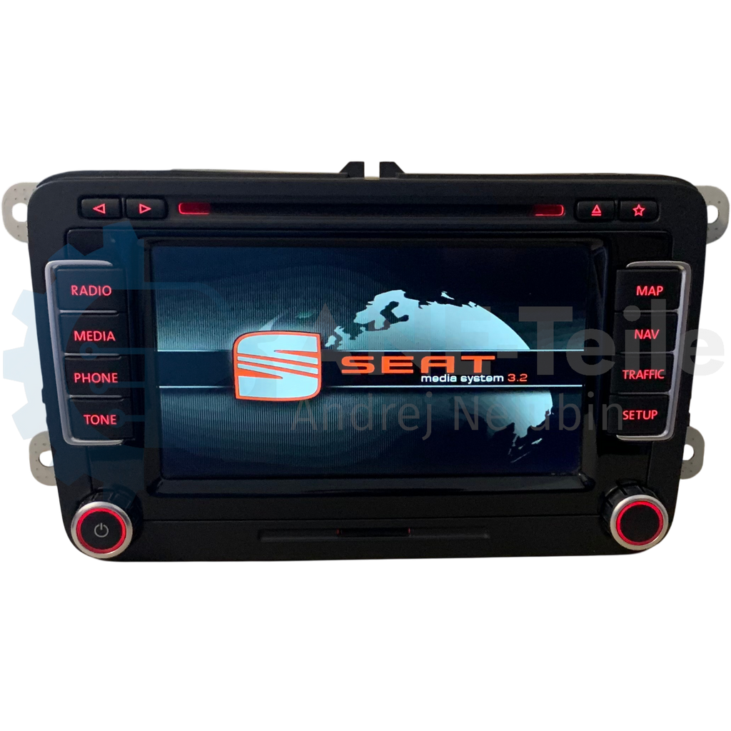 SEAT Media System 3.2 RNS 510 mit DAB+ Alhambra 7N Navi Radio Update V17 Navigation mit CODE 7N5 035 686 A