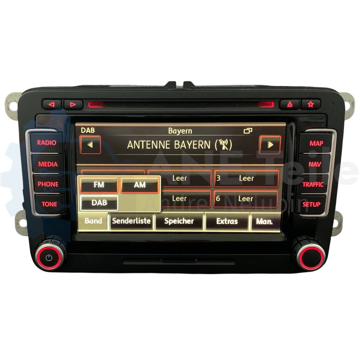 VW RNS 510 mit DAB+ Volkswagen Navi Radio Update V17 Navigation mit CODE 3C8 035 686 B