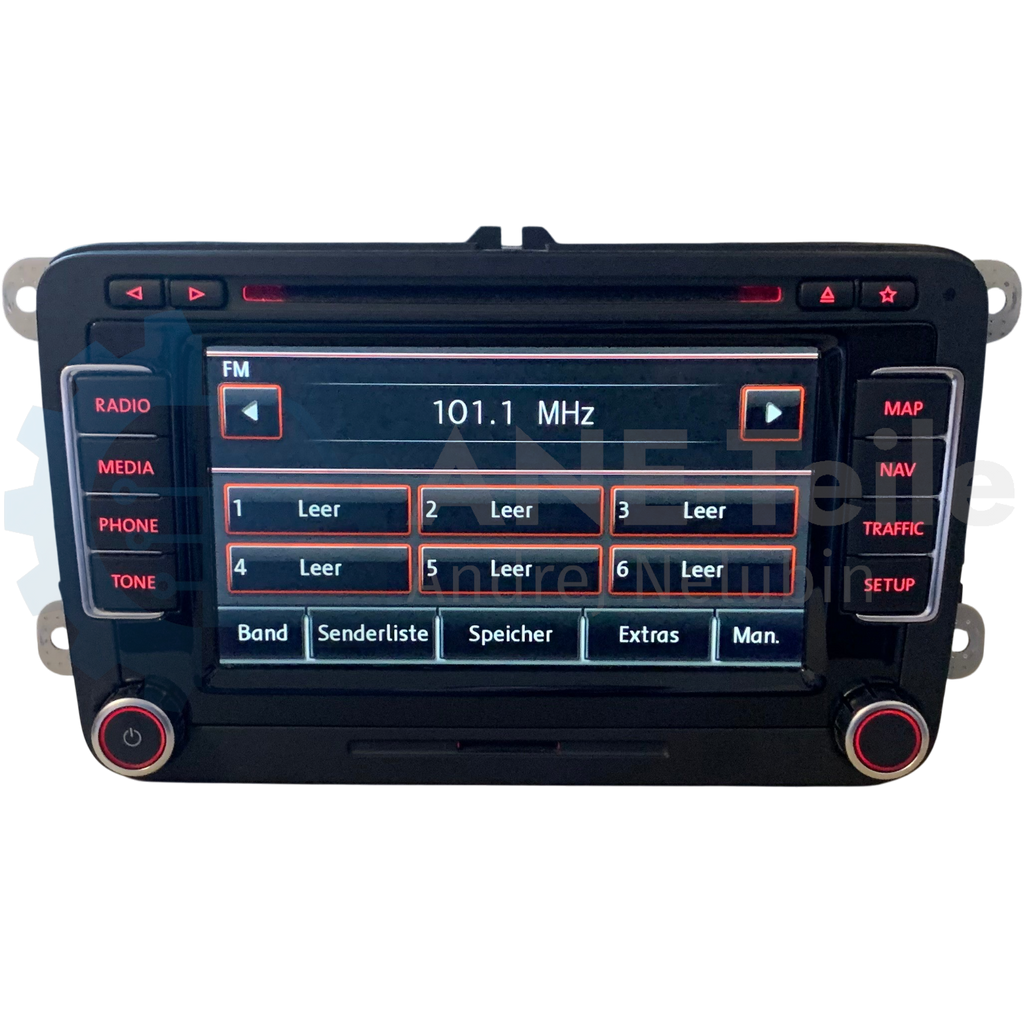 VW RNS 510 Volkswagen Navi Radio V17 Navigation mit CODE 3C8 035 680 C