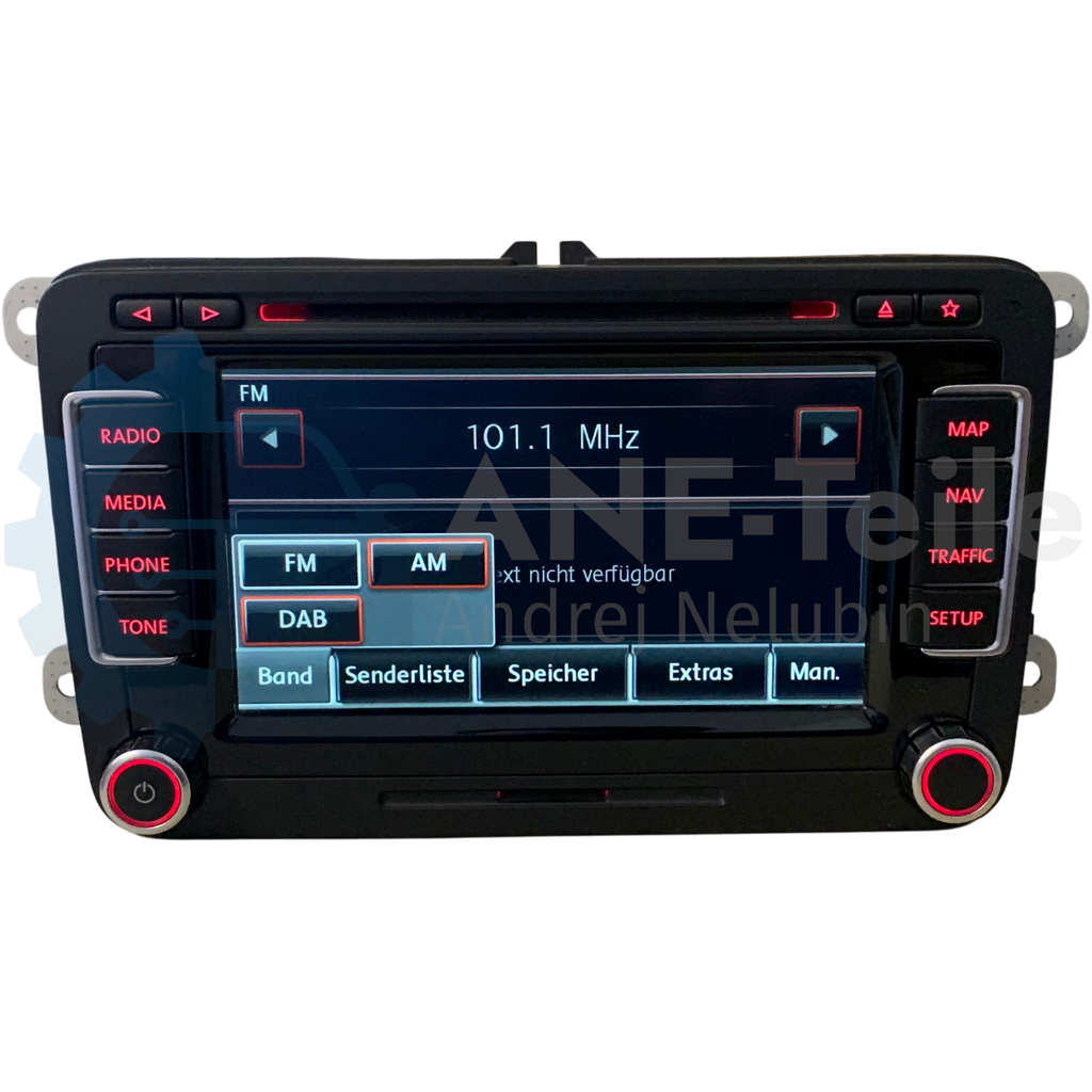 SEAT Media System 3.2 RNS 510 mit DAB+ Alhambra 7N Navi Radio Update V17 Navigation mit CODE 7N5 035 686 A