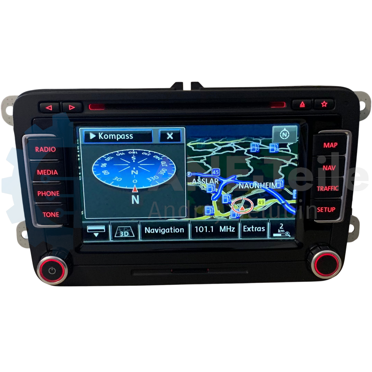 SEAT Media System 3.2 RNS 510 mit DAB+ Alhambra 7N Navi Radio Update V17 Navigation mit CODE 7N5 035 686 A