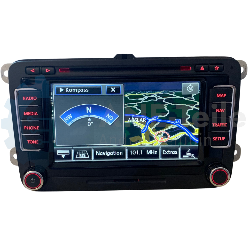 VW RNS 510 Volkswagen Navi Radio V17 Navigation mit CODE 3C8 035 680 C