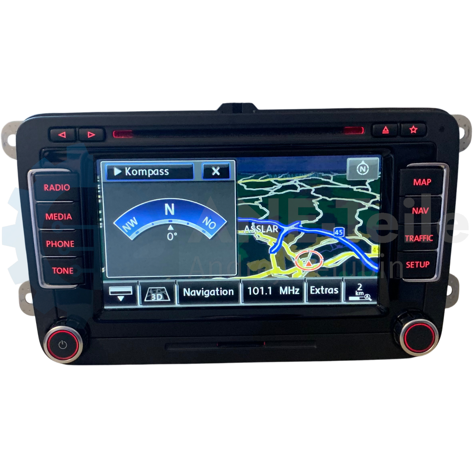 VW RNS 510 Volkswagen Navi Radio V17 Navigation mit CODE 3C8 035 680 C