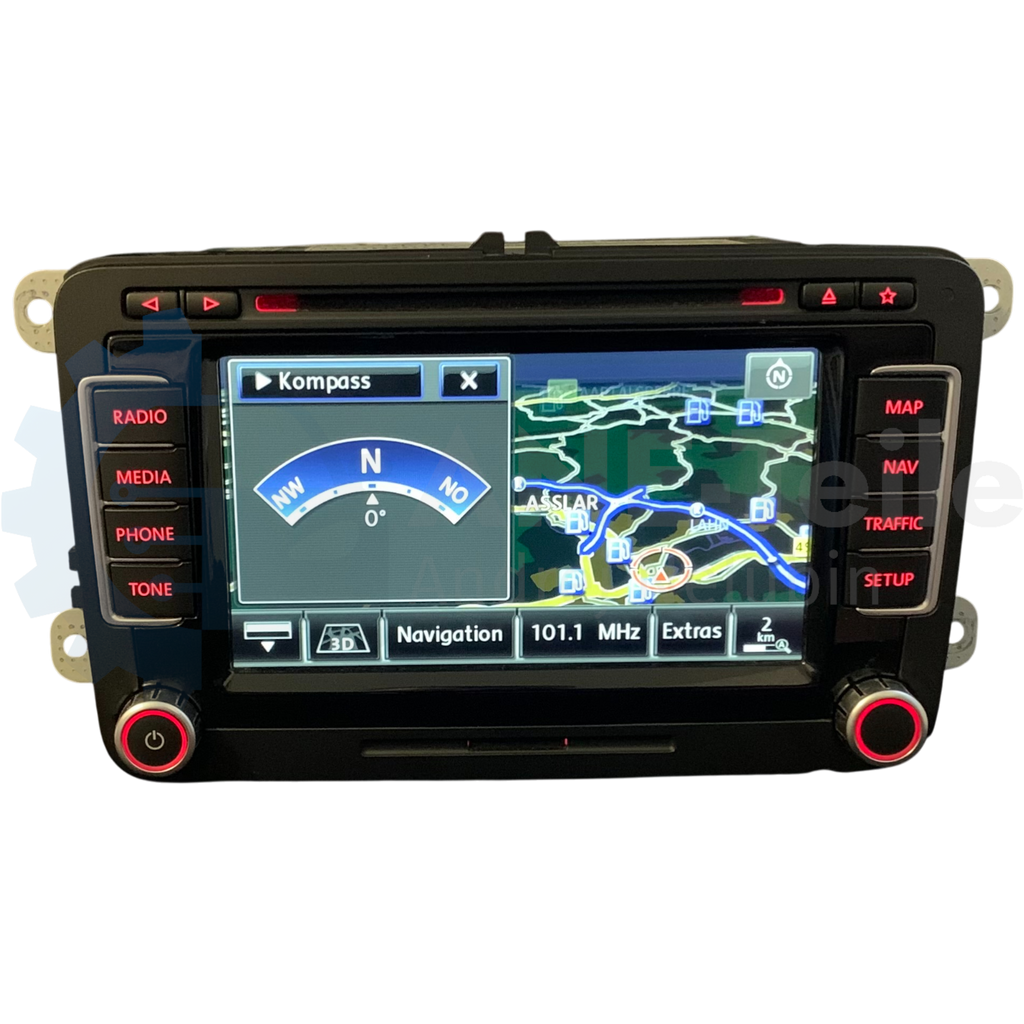 VW RNS 510 Volkswagen Navi Radio V17 Navigation mit CODE 3C8 035 680