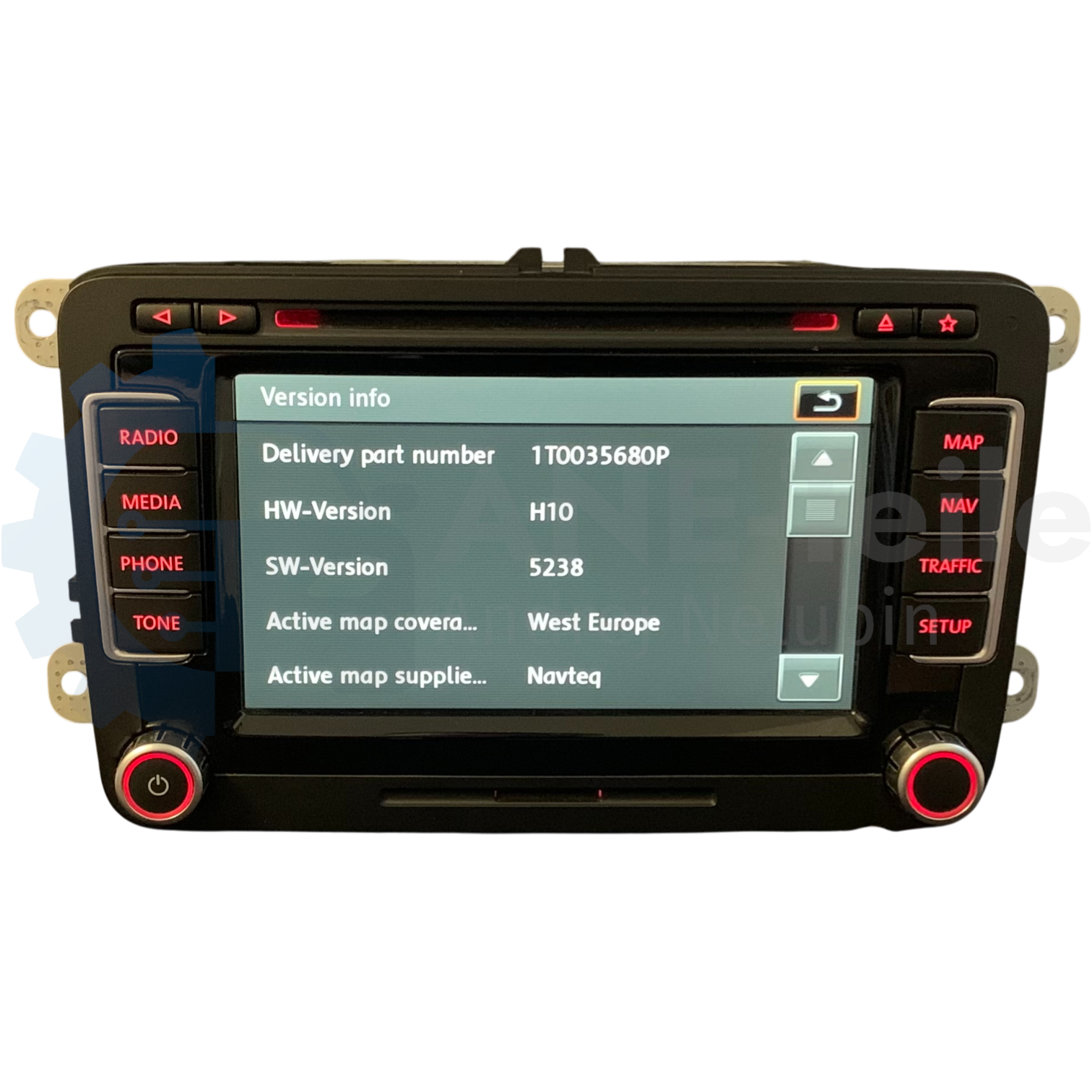 VW RNS 510 Volkswagen Navi Radio Update V17 Navigation mit CODE 1T0 035 680 P