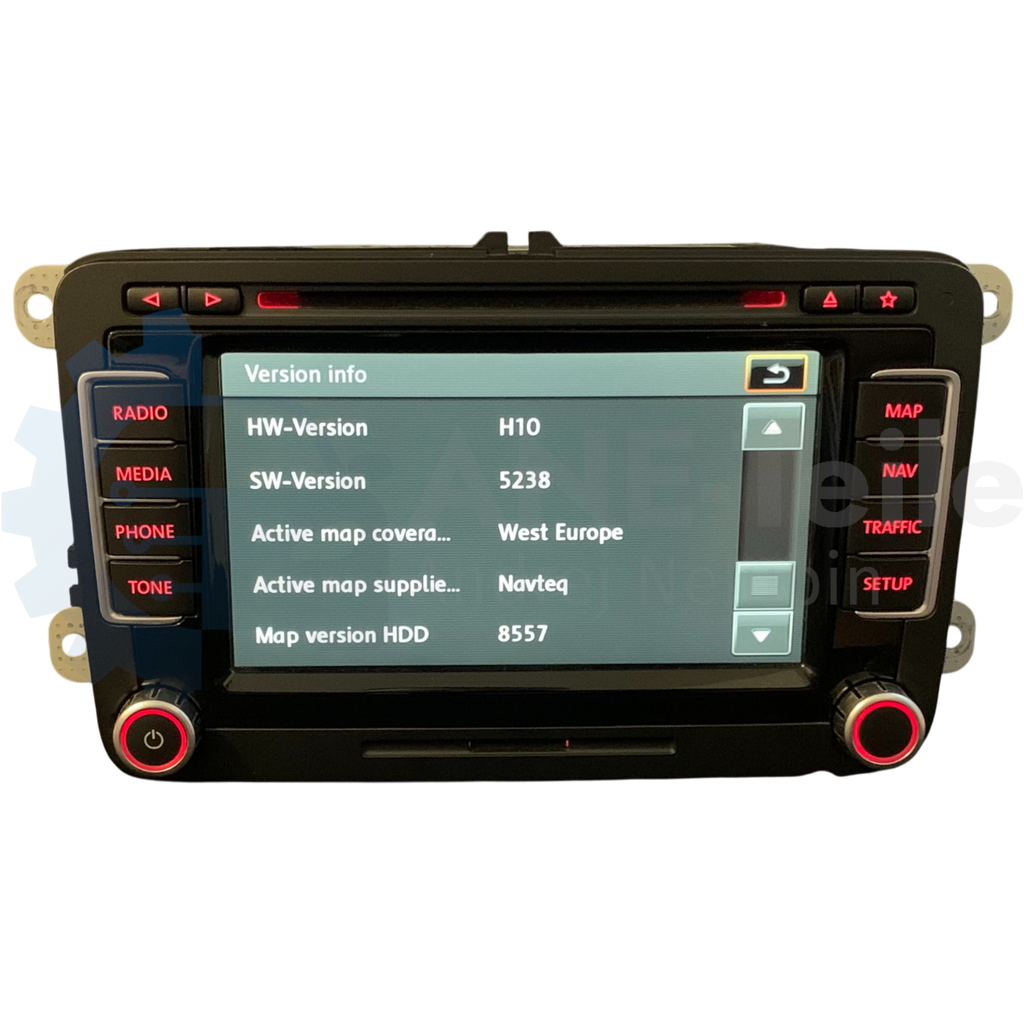 VW RNS 510 Volkswagen Navi Radio Update V17 Navigation mit CODE 1T0 035 680 P