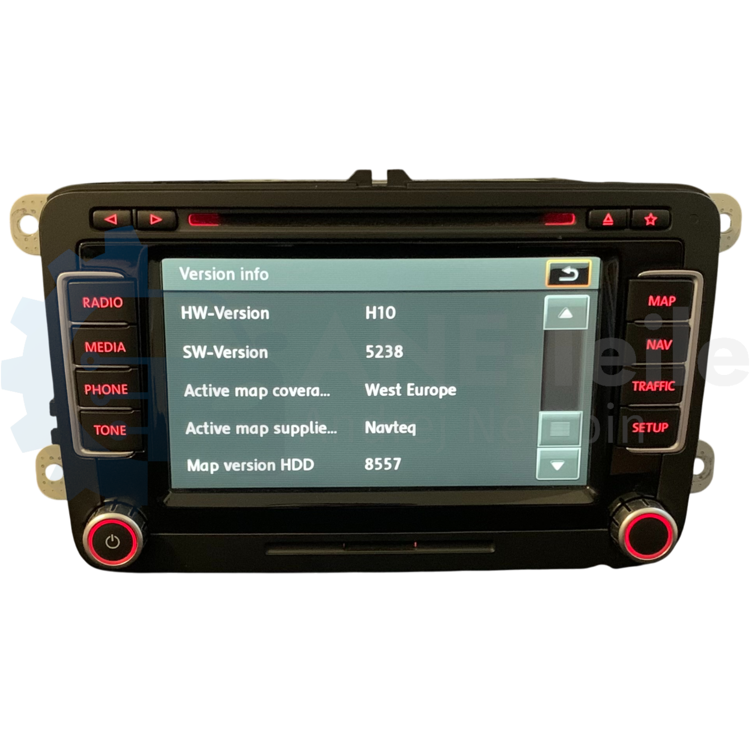 VW RNS 510 Volkswagen Navi Radio Update V17 Navigation mit CODE 1T0 035 680 P