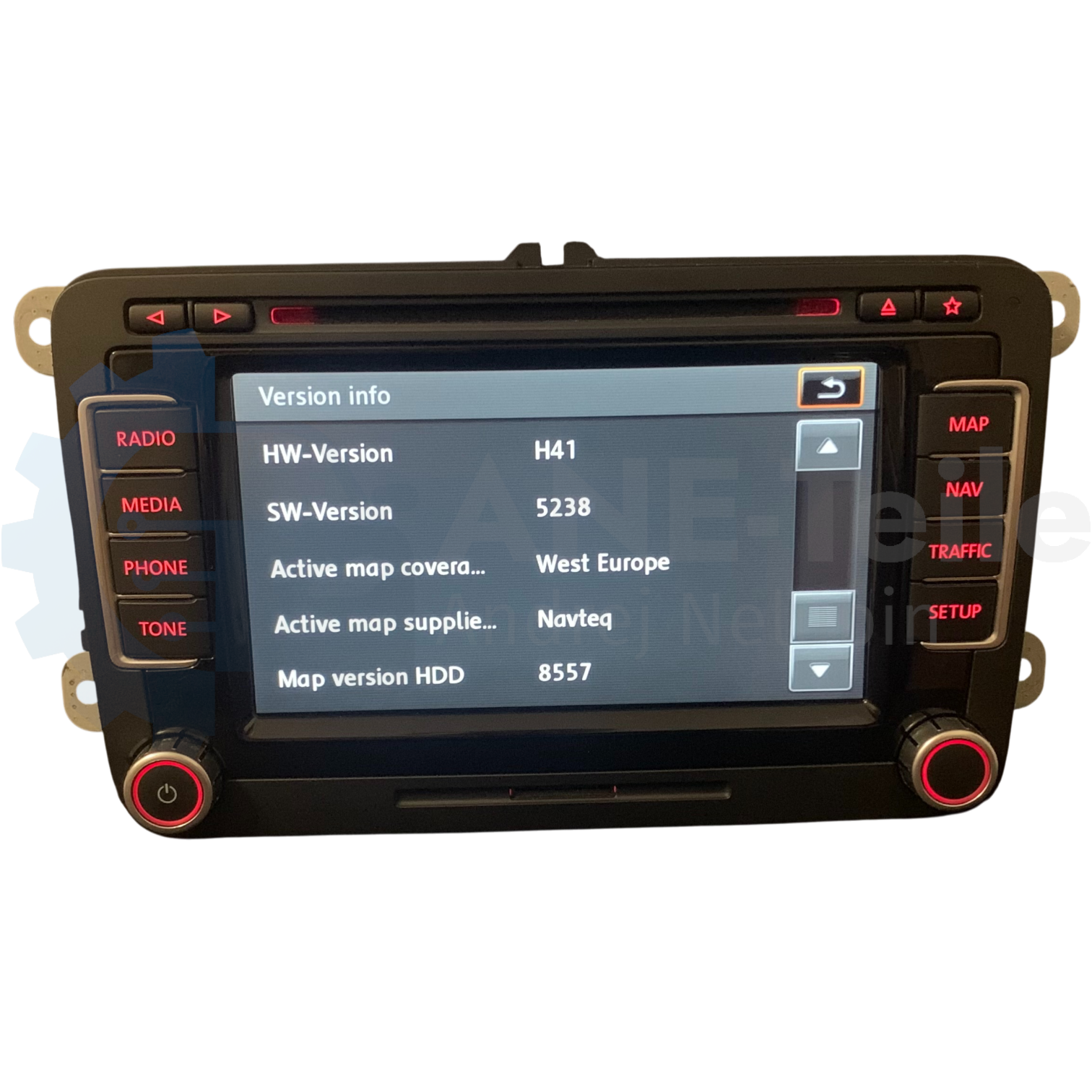 VW RNS 510 Volkswagen Navi Radio V17 Navigation mit CODE 1T0 035 680 C