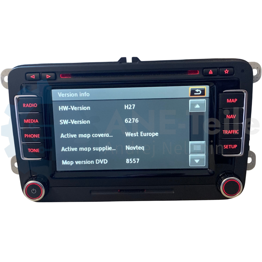 VW RNS 510 Volkswagen Navi Radio V17 Navigation mit CODE 3C8 035 680 C