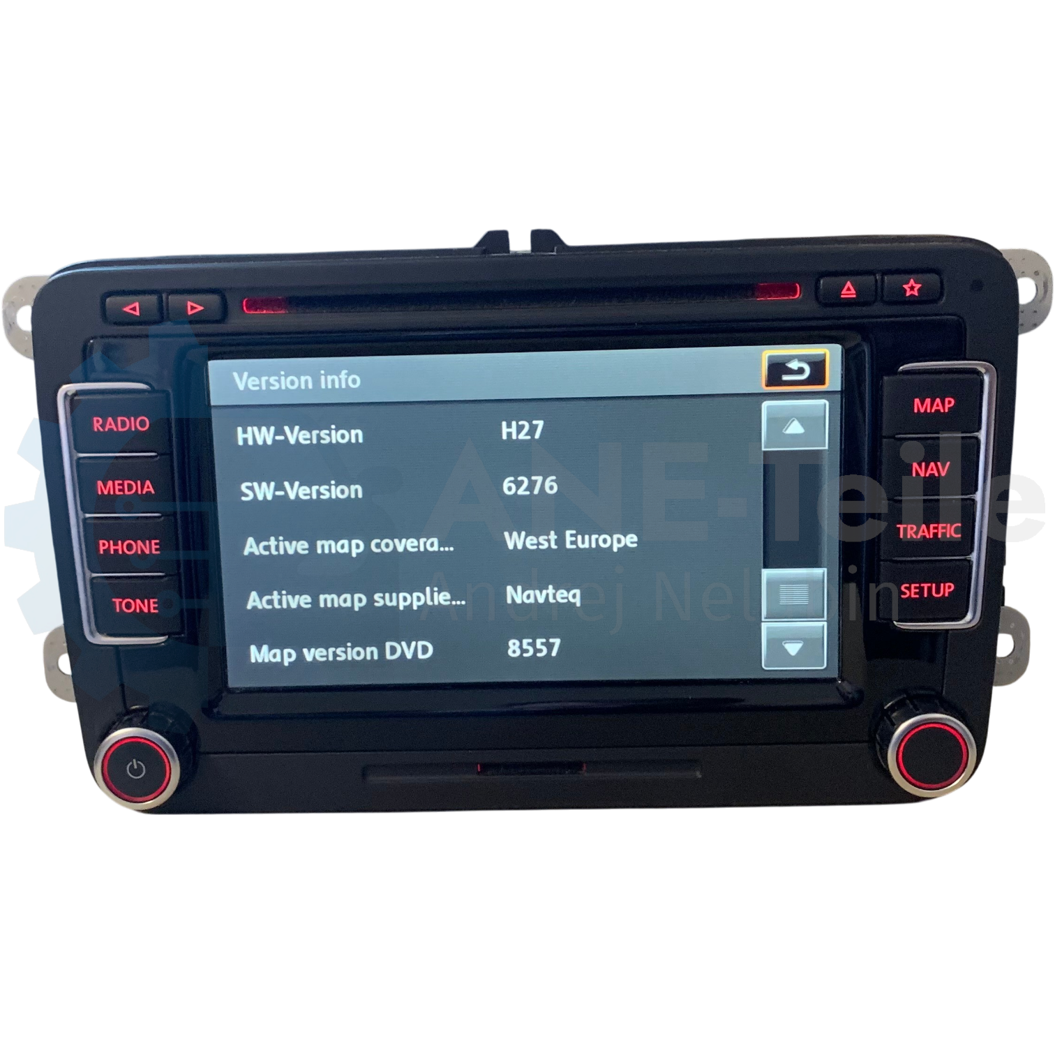VW RNS 510 Volkswagen Navi Radio V17 Navigation mit CODE 3C8 035 680 C