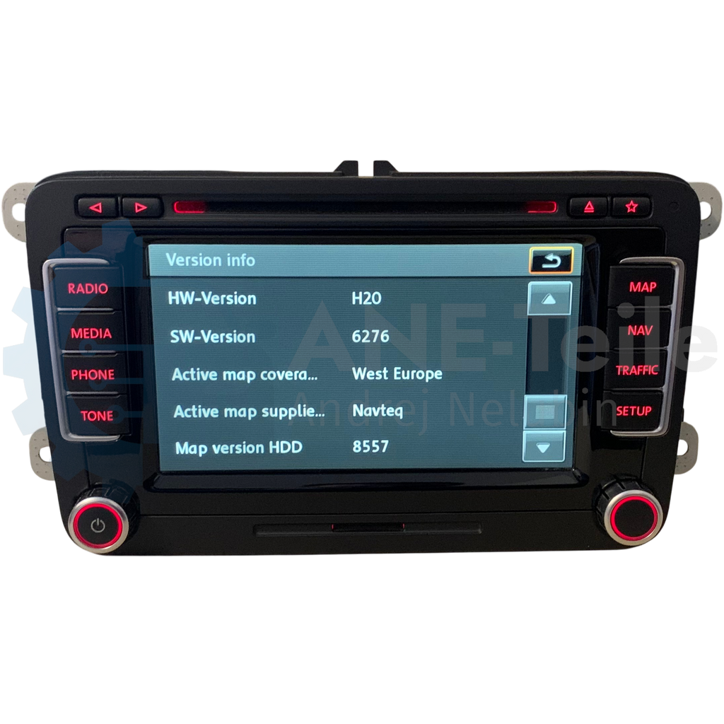SEAT Media System 3.2 RNS 510 mit DAB+ Alhambra 7N Navi Radio Update V17 Navigation mit CODE 7N5 035 686 A