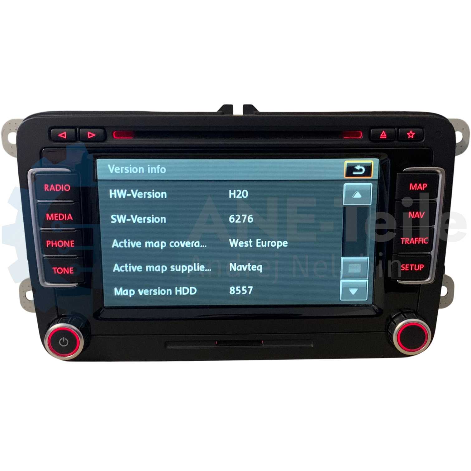 SEAT Media System 3.2 RNS 510 mit DAB+ Alhambra 7N Navi Radio Update V17 Navigation mit CODE 7N5 035 686 A