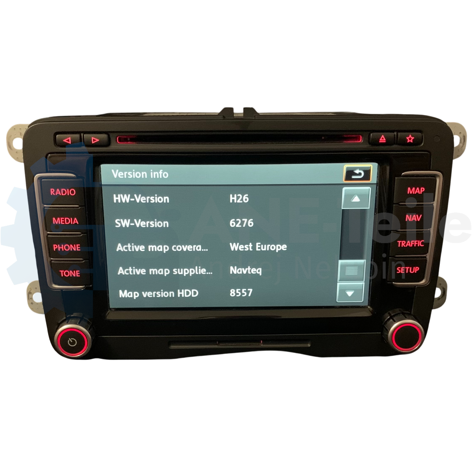 VW RNS 510 Volkswagen Navi Radio V17 Navigation mit CODE 3C8 035 680