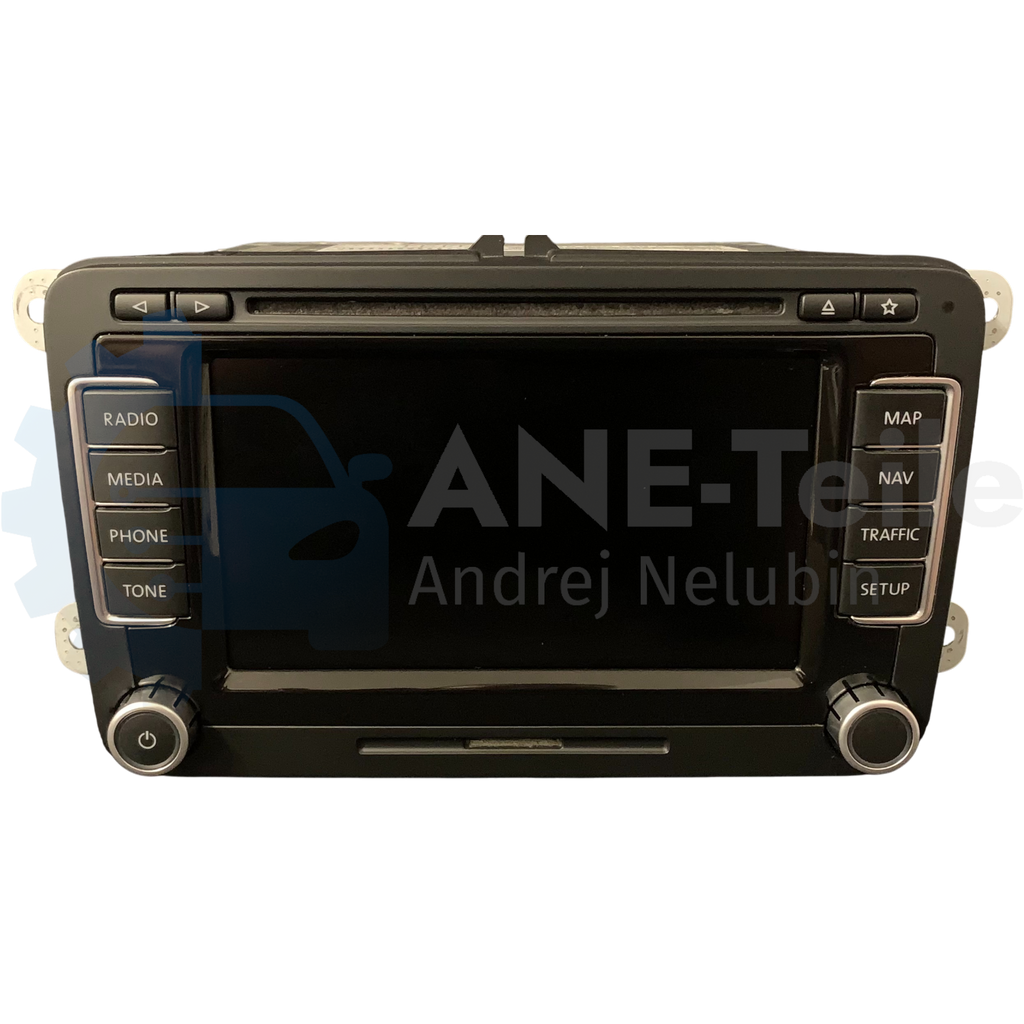 VW RNS 510 Volkswagen Navi Radio V17 Navigation mit CODE Teildefekt 1T0 035 680 C