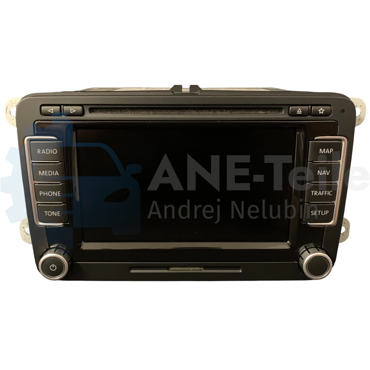 VW RNS 510 Volkswagen Navi Radio V17 Navigation mit CODE Teildefekt 1T0 035 680 C