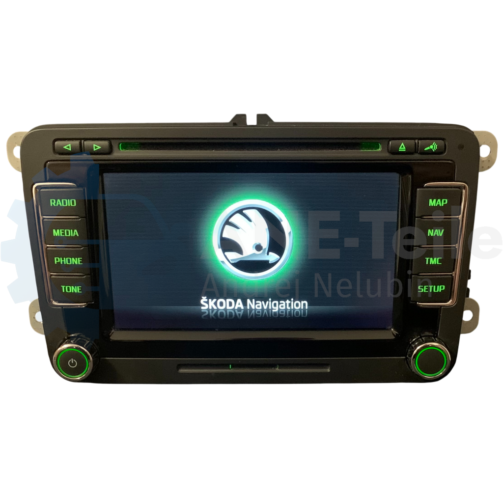 SKODA Columbus mit DAB+ RNS 510 Navi Radio Update V17 Navigation mit CODE 3T0 035 686 N