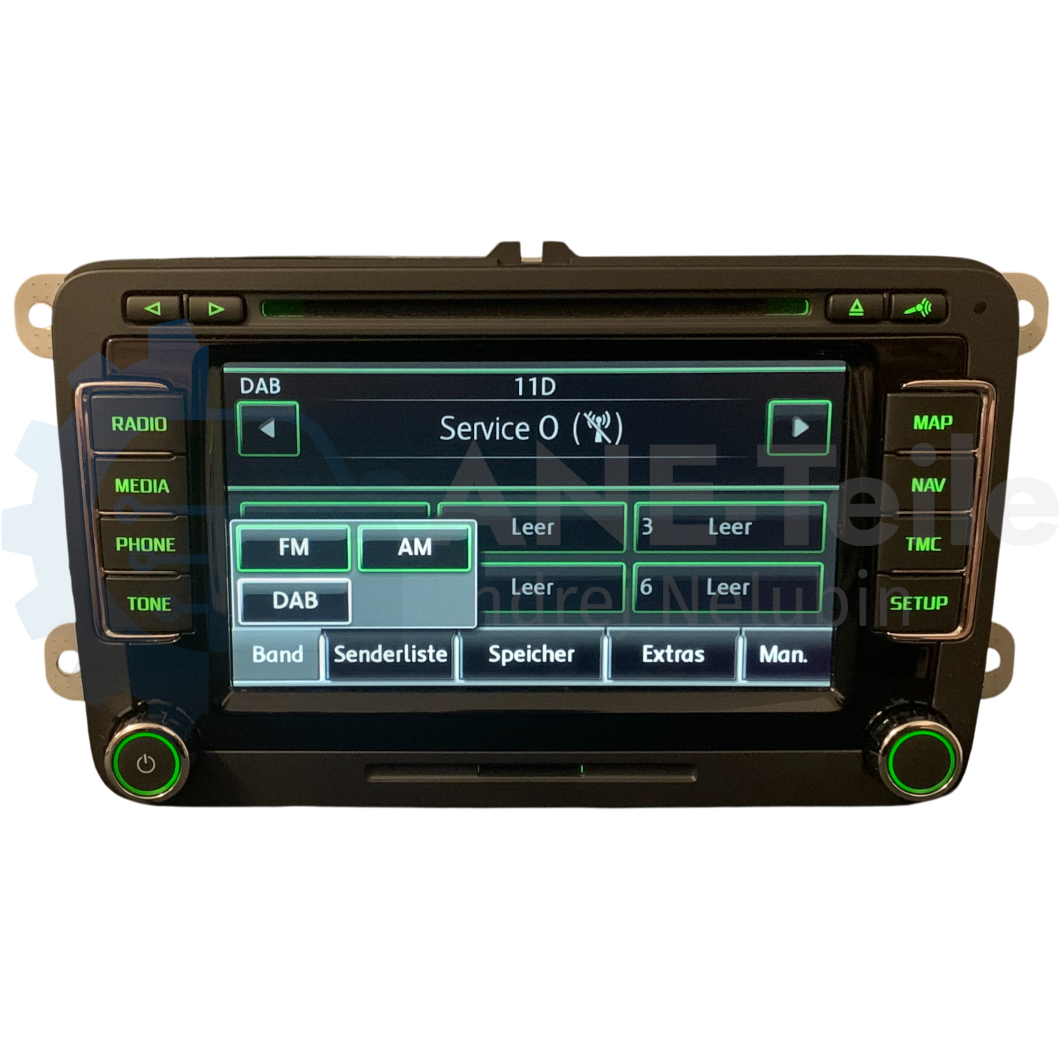 SKODA RNS 510 Columbus mit DAB+ Navi Radio V17 Navigation mit CODE 3T0 035 686 H