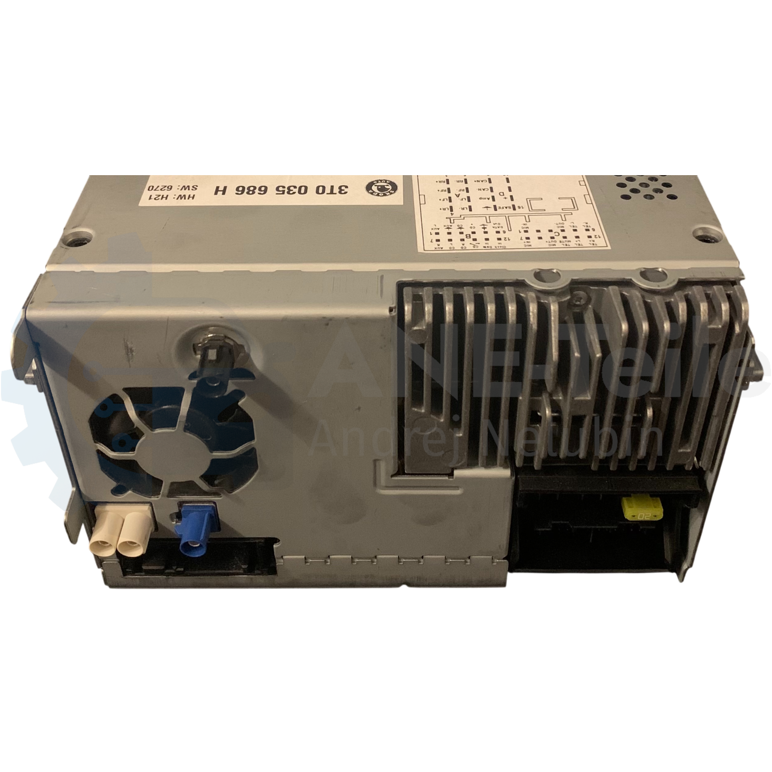 SKODA RNS 510 Columbus mit DAB+ Navi Radio V17 Navigation mit CODE 3T0 035 686 H