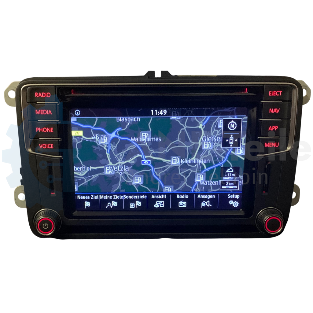 SEAT Discover Media MIB2 PQ mit DAB+ und APP-Taste Navi Radio CarPlay V22 2026 7N5 035 680 E