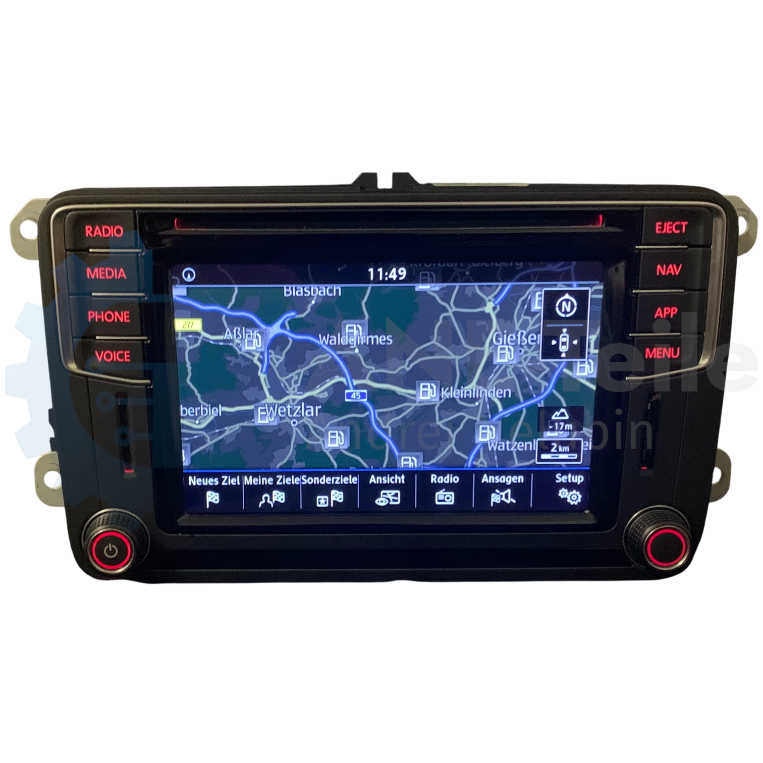 SEAT Discover Media MIB2 PQ mit DAB+ und APP-Taste Navi Radio CarPlay V22 2026 7N5 035 680 E