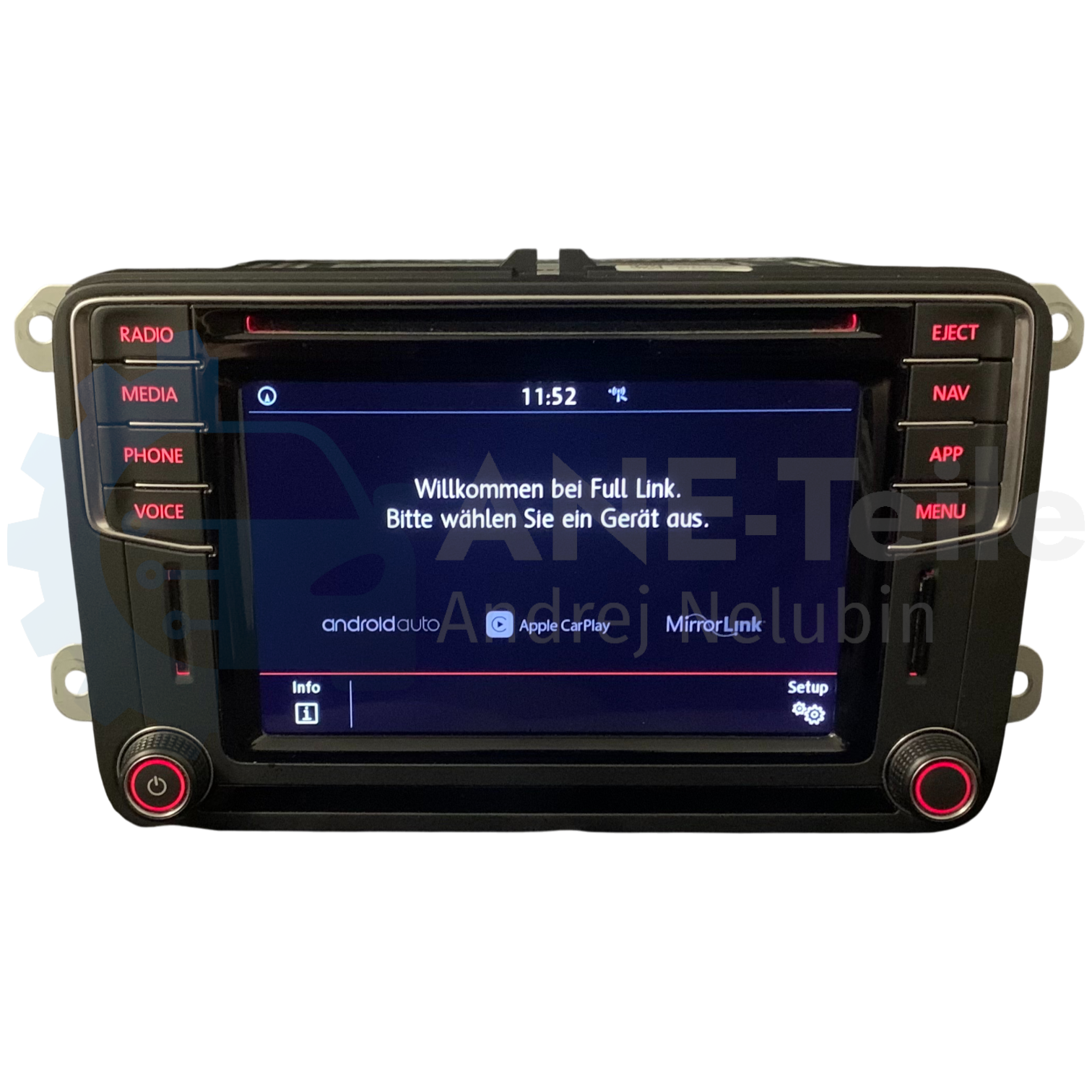 SEAT Discover Media MIB2 PQ mit DAB+ und APP-Taste Navi Radio CarPlay V22 2026 7N5 035 680 E