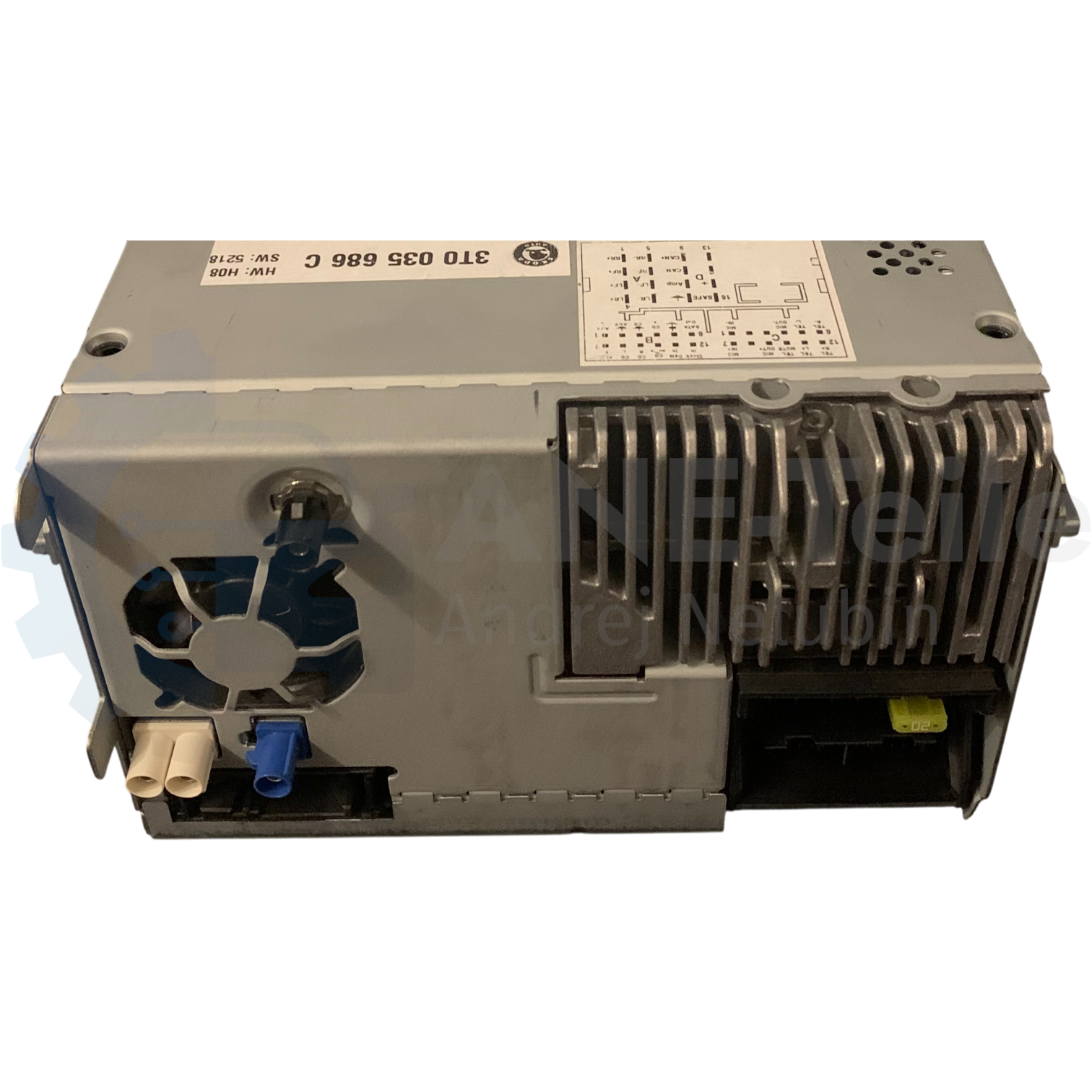 SKODA RNS 510 Columbus mit DAB+ Navi Radio V17 Navigation mit CODE 3T0 035 686 C